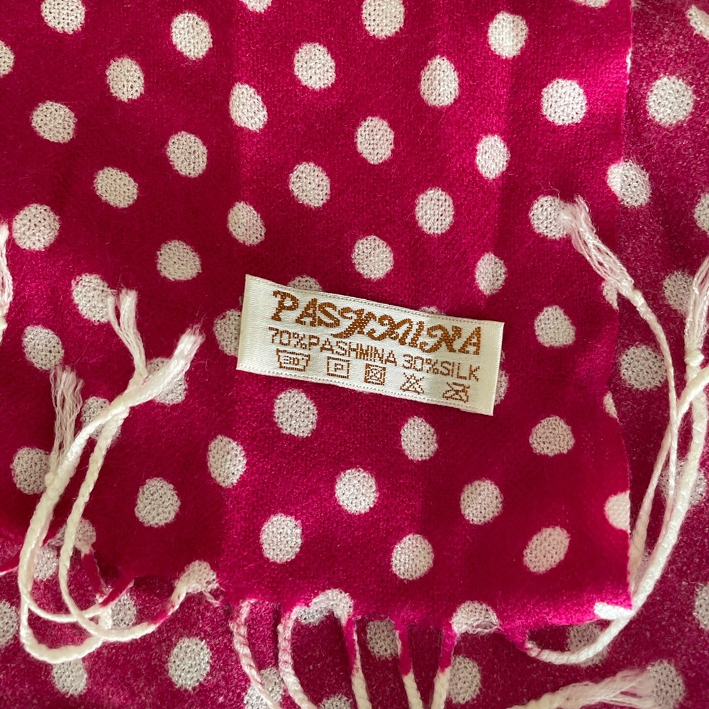 Original pink silk Pashmina